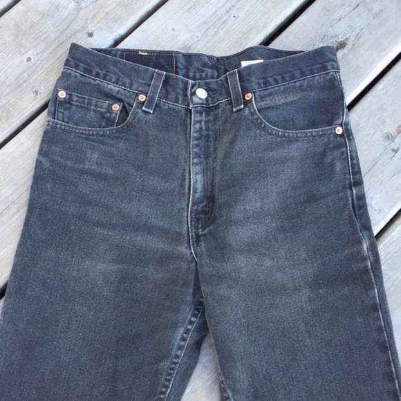 Vintage Levi’s Crop Flare Jeans USA Made Size 29 - Picture 3 of 14